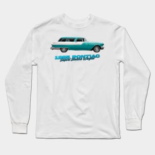 1955 Pontiac Safari Station Wagon Long Sleeve T-Shirt